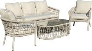 Комплект мебели Bella Vita из искусственного ротанга Санта светло-бежевый Комплект мебели Bella Vita из искусственного ротанга Санта светло-бежевый