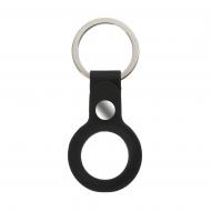 Чехол-брелок Armorstandart для AirTag Silicone Ring with Button Black (ARM59146)