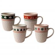 Чашка Vittora Снежная мозаика 380 мл VT-C-341380