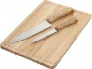 Набір ножів Flamberg та кухонна дошка 34х20х1,5 см
