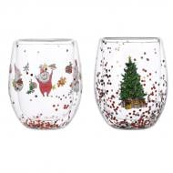 Набор чашек Vittora Зимові розваги 350 мл 2 шт. VT-5415-350