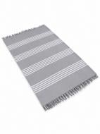 Полотенце пляжное Summer 100% хлопок 100x180 см серый IDEAL TEXTILE