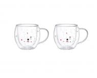 Набор чашек Vittora Морозные объятия с двойным дном 300 мл 2 шт. VT-5331-300