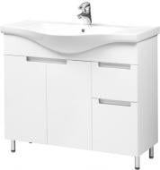 Тумба напольная Мойдодыр Тетрис 100 с умывальником Dora 100