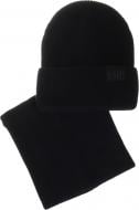 Комплект шапка + снуд для мальчика Pompona р.52-54 черный 20 Z P 80 k