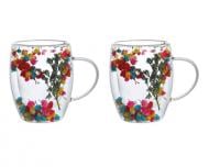 Набор чашек Vittora Гербарий с двойным дном 2 шт. 320 мл VT-5322-320