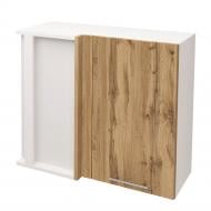 Шафа верхня кутова Руна МВУ 770х718х370 мм дуб природний/білий ROKO