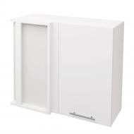 Шкаф верхний угловой Руна МВУ 770х718х370 мм лавина мат/белый ROKO