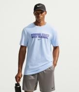 Футболка Nike M NK DF TEE WINNING HV4187-407 р.L голубой