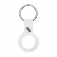 Чохол-брелок Armorstandart для AirTag Silicone Ring with Button White (ARM59147)