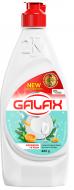 Средство для ручного мытья посуды Galax Мандарин и хвоя 0,48 кг Средство для ручного мытья посуды Galax Мандарин и хвоя 0,48 кг