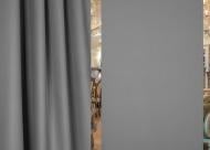 Штора-блэкаут Matte серая матовая 200х270 см Velvet House