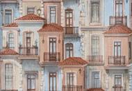 Обои бумажные Славянские обои COLORIT Город 6616-03 0,53x10,05 м
