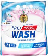 Пральний порошок для машинного та ручного прання Wash&Free Весняна свіжість універсальний 1,5 кг