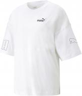 Футболка Puma PUMA POWER COLORBLOCK TEE 67363602 р.L белый