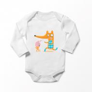 Боди детское для мальчика ТМ Софія Red Fox р.80 оранжевый 121480 Боди детское для мальчика ТМ Софія Red Fox р.80 оранжевый 121480