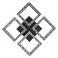 Люстра стельова NEW ARTIER Christy-S BK 75 Вт чорний