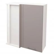 Шкаф верхний угловой Руна МВУ 770х925х370 мм мокко матовый/белый ROKO