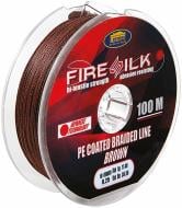 Шнур  Lineaeffe Fire Silk Pe Coated 100м 0.25мм 17,4кг 3008125