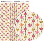 Бумага для дизайна Вaby girl 1 односторонняя А4 250 г/м² Rosa Talent