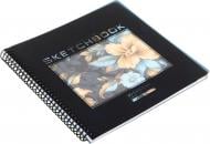 Скетчбук Bourgeois Цветы темно-синий