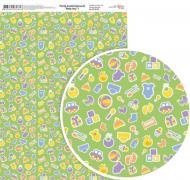 Бумага для дизайна Вaby boy 1 односторонняя А4 250 г/м² Rosa Talent