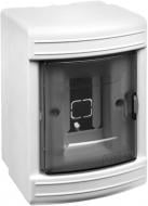 Щиток распределительный LUXEL на 2 модуля наружный 8102