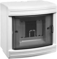 Щиток распределительный LUXEL на 4 модуля наружный 8104