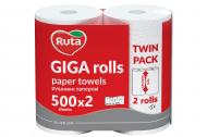 Паперові рушники Ruta Giga Rolls двошаровий 2 шт.