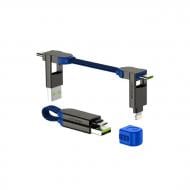 Кабель Rolling Square inCharge X 100W 0,14 м синий (X02WR)