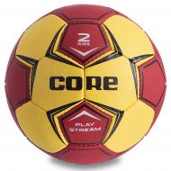 М'яч для гандболу planeta-sport №2 CORE PLAY STREAM CRH-049-2 Жовто-червоний