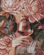 Алмазная мозаика Портрет элегантности ©art_selena_ua Ideyka