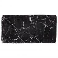 Килимок для ванної кімнати Arino з присосками 70x40 см чорний мармур