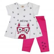 Комплект Mini Citlenbir с котом р.98 белый