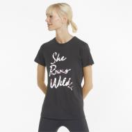 Футболка Puma Graphic Illustrated Tee 52163301 р.S чорний
