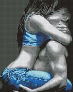 Алмазная мозаика Страстные объятия Ideyka