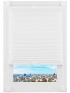 Штора плісе Delfa 52x160 см біла