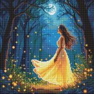Алмазная мозаика Девушка среди светлячков ©art_selena_ua Ideyka