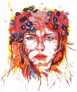 Картина за номерами Вінок Rosa Start