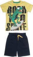Комплект детской одежды Macca Boy 9089 с динозавром р.86 желтый