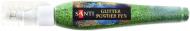 Ручка Santi із розсипним глітером зелена 10 г 411741