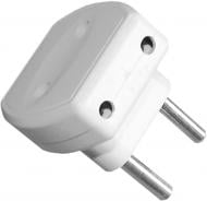 Тройник Luxel без заземления 3 гн. белый 1012