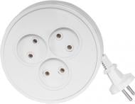 Удлинитель Luxel без заземления 3 гн. белый 5 м 1022