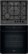 Комплект вбудовуваної техніки Whirlpool варильна поверхня газова GOS 6415/NB1 + духова шафа WOI78PT1SBA