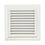 Решетка для вентиляции Blauberg DECOR 140х140 (t/p) пластик белый