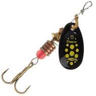 Блесна-вертушка Mikado 8 г Blaster № 4 silver/21 (silver/black/yellow dots) черный