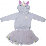 Комплект для девочек Luna Kids 4626/4 р.116 серый