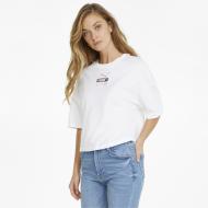 Футболка Puma Brand Love Oversized Tee 53435052 р.XS белый Футболка Puma Brand Love Oversized Tee 53435052 р.XS белый