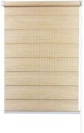 Ролета день-ночь Delfa Бамбук 57x160 см золотой песок