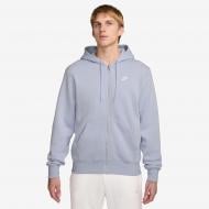 Джемпер Nike M NK CLUB BB FZ HOODIE FN3861-057 р.2XL сірий